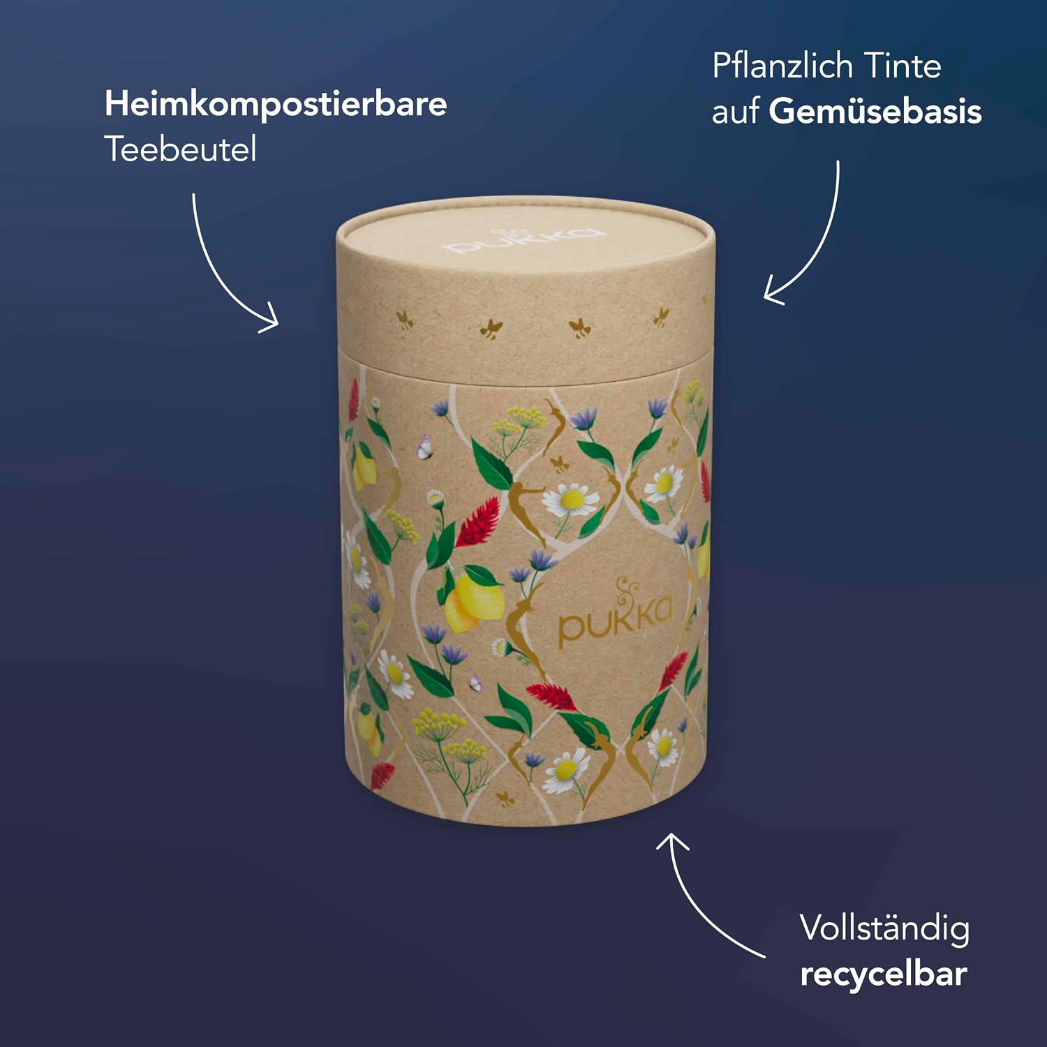 Pukka Bio Tee Geschenkset Seelenzauber 30 Beutel 5 Sorten