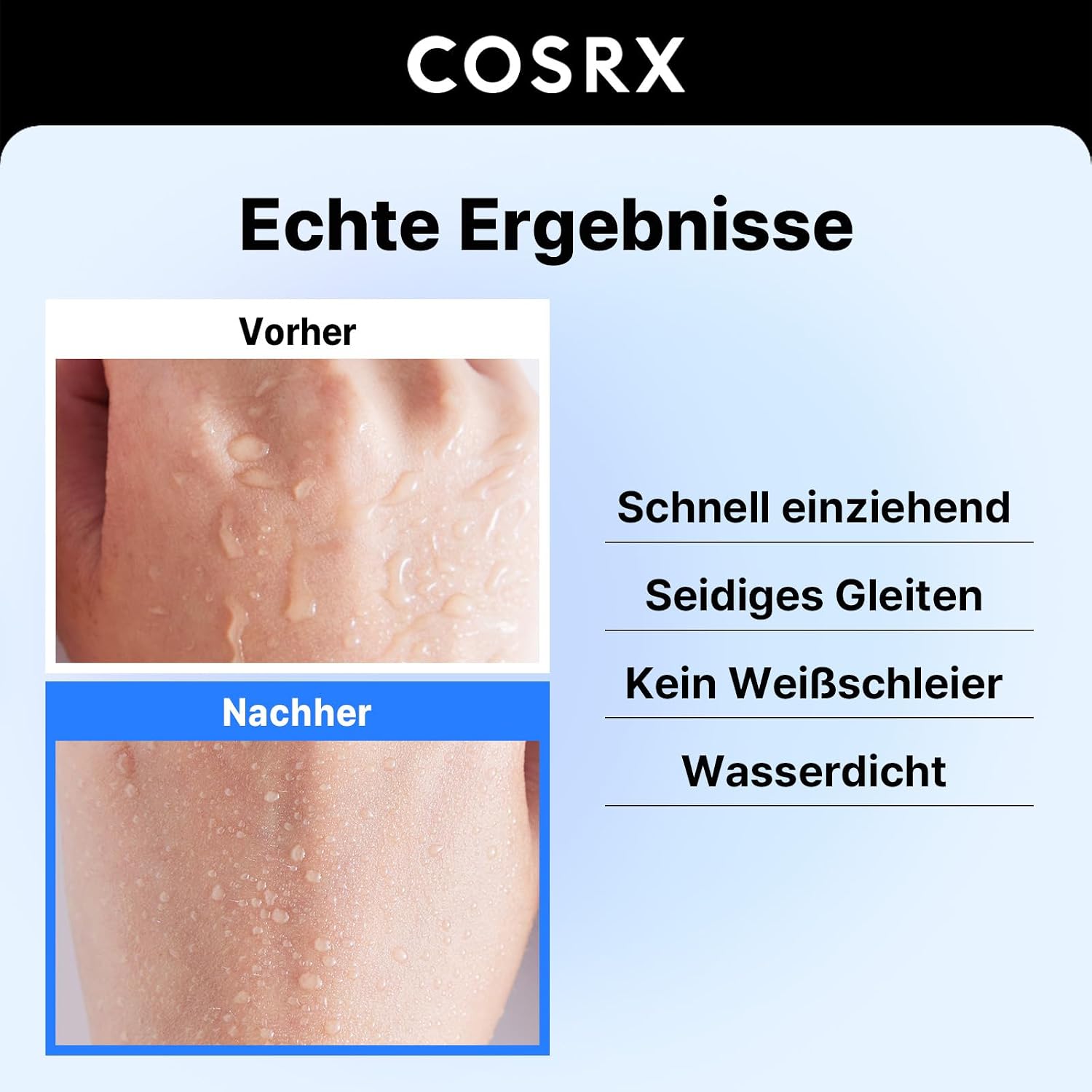 COSRX Sonnencreme LSF transparent leicht mit Hyaluronsaeure