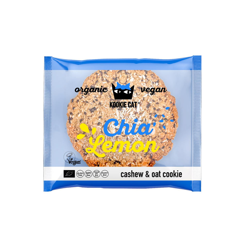 Kookie Cat Vanille Schokochip Cookies 12x50g vegan glutenfrei sojafrei bio versc