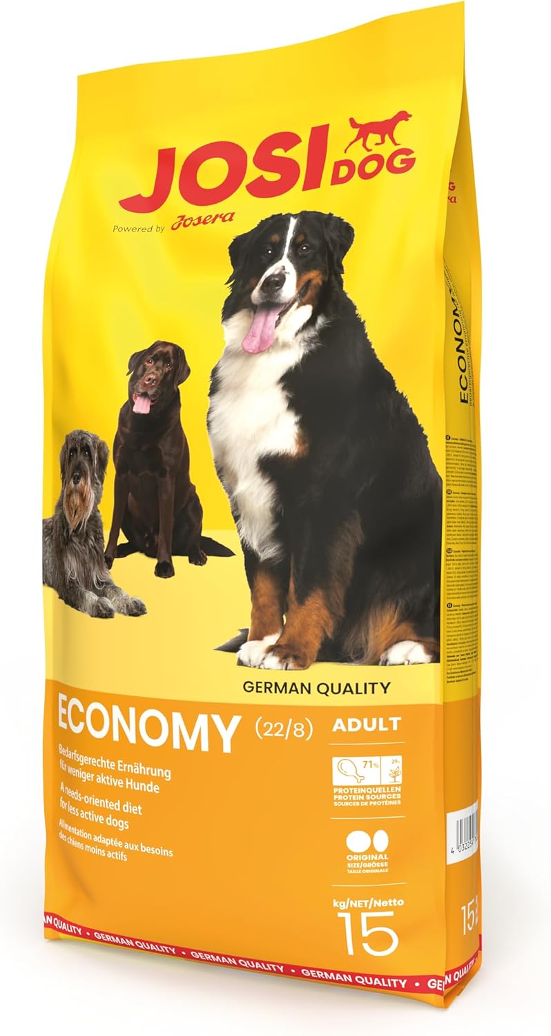 JosiDog Economy Adult Trockenfutter Alleinfutter fuer Hunde