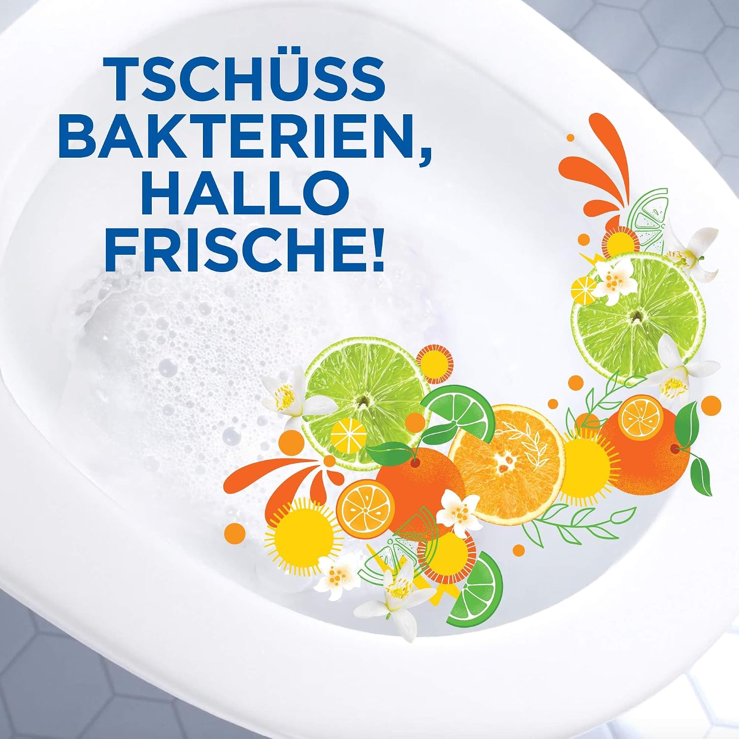 WC-Ente Total Aktiv Gel WC-Reiniger fluessig antibakteriell Toilettenreiniger