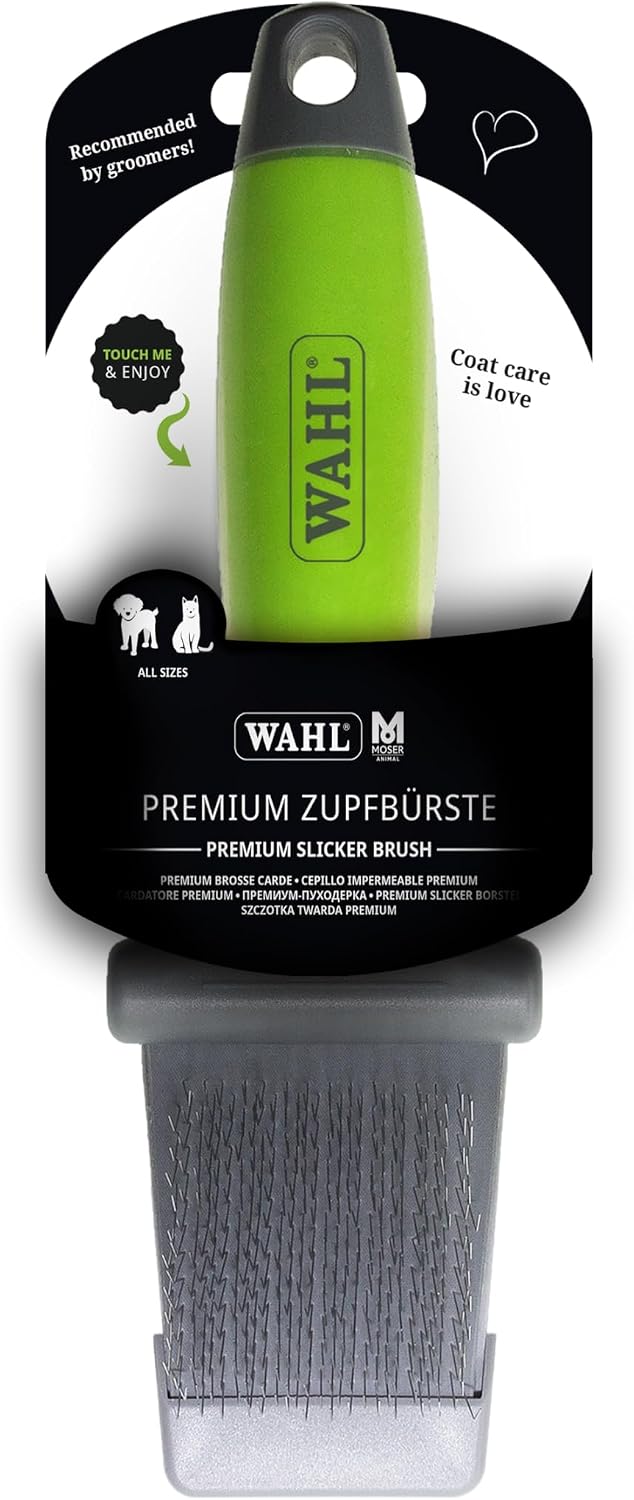 Wahl Zupfbürste doppelseitig für Hund und Katze Fellpflege
