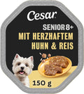 Cesar Nassfutter Senior 10+ Huhn & Reis 7er Pack 7x2x150g verschiedene Sorten