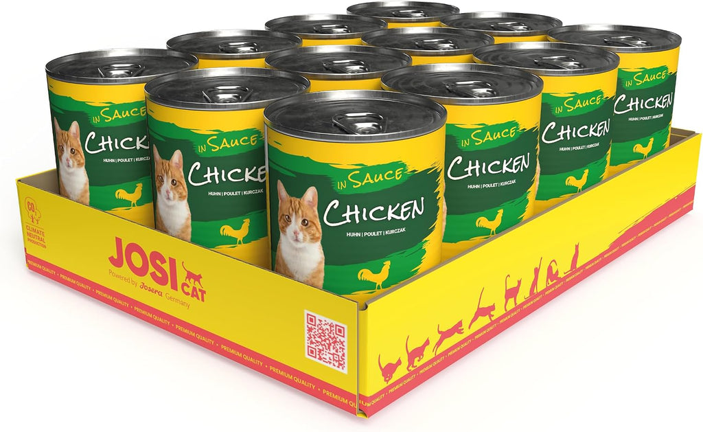 JosiCat Rind in Sauce Adult Nassfutter 12 x, verschiedene Sorten
