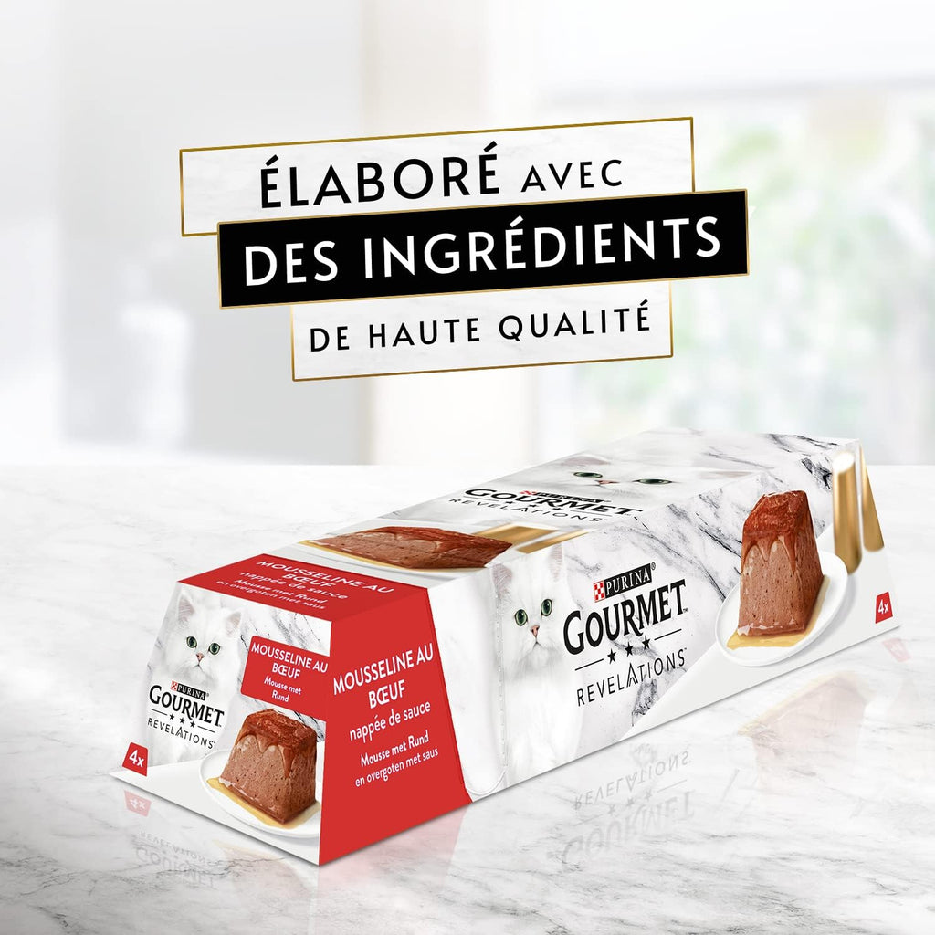 Gourmet Revelations Katzen Mousse Huhn & Rind 48 x, verschiedene Sorten - 4