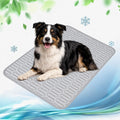 Kuehlmatte fuer Hunde und Katzen 100x70 cm, selbstkuehlend, waschbar, Reise/Auto