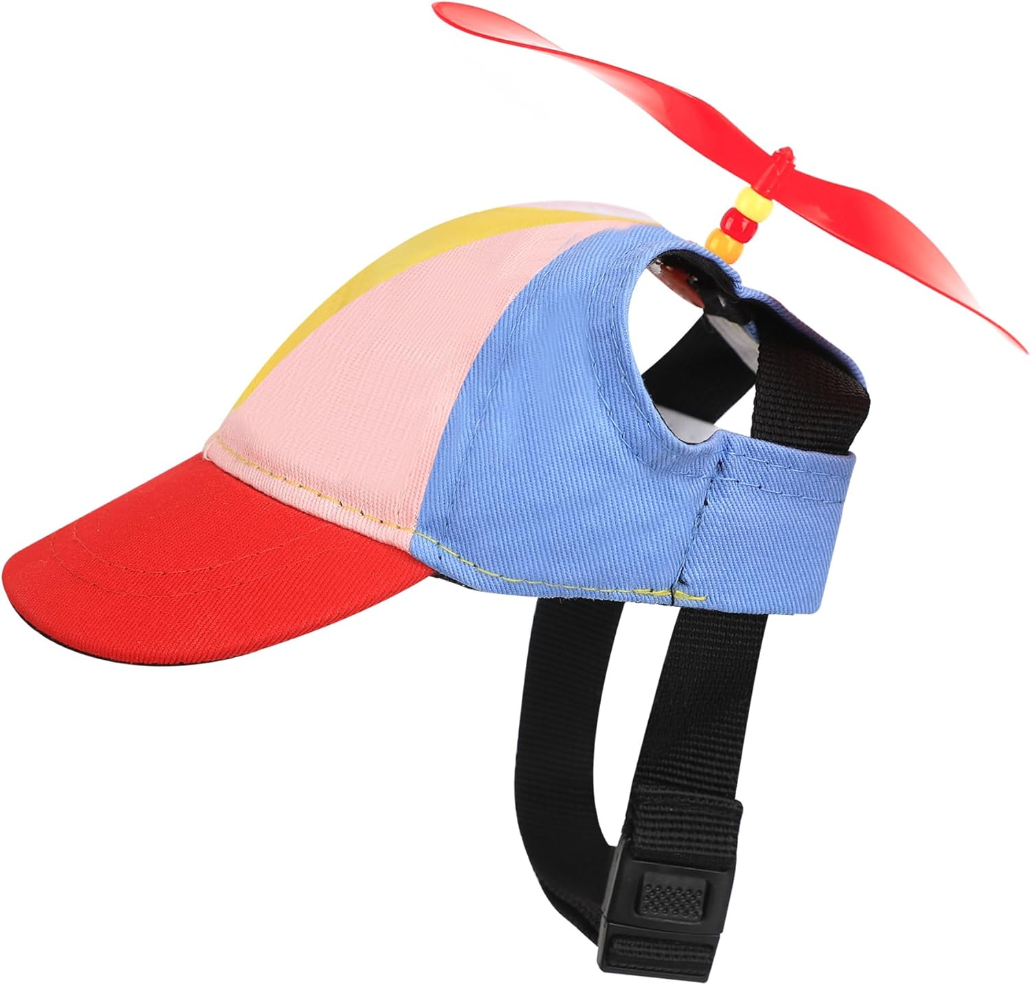 Propeller-Hundemuetze mit Ohrloechern Baumwolle verstellbar S-L Sommerhut