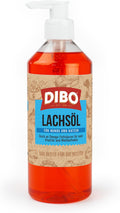 Lachsöl für Hunde und Katzen 500 ml Omega 3 6 Pumpspender Fell Haut