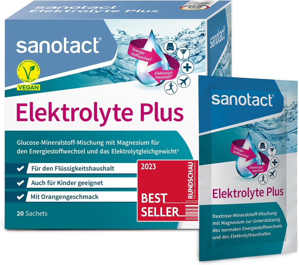 Sanotact Elektrolyte Pulver - 50 Stueck Hydration Sport Elektrolyt Tabletten