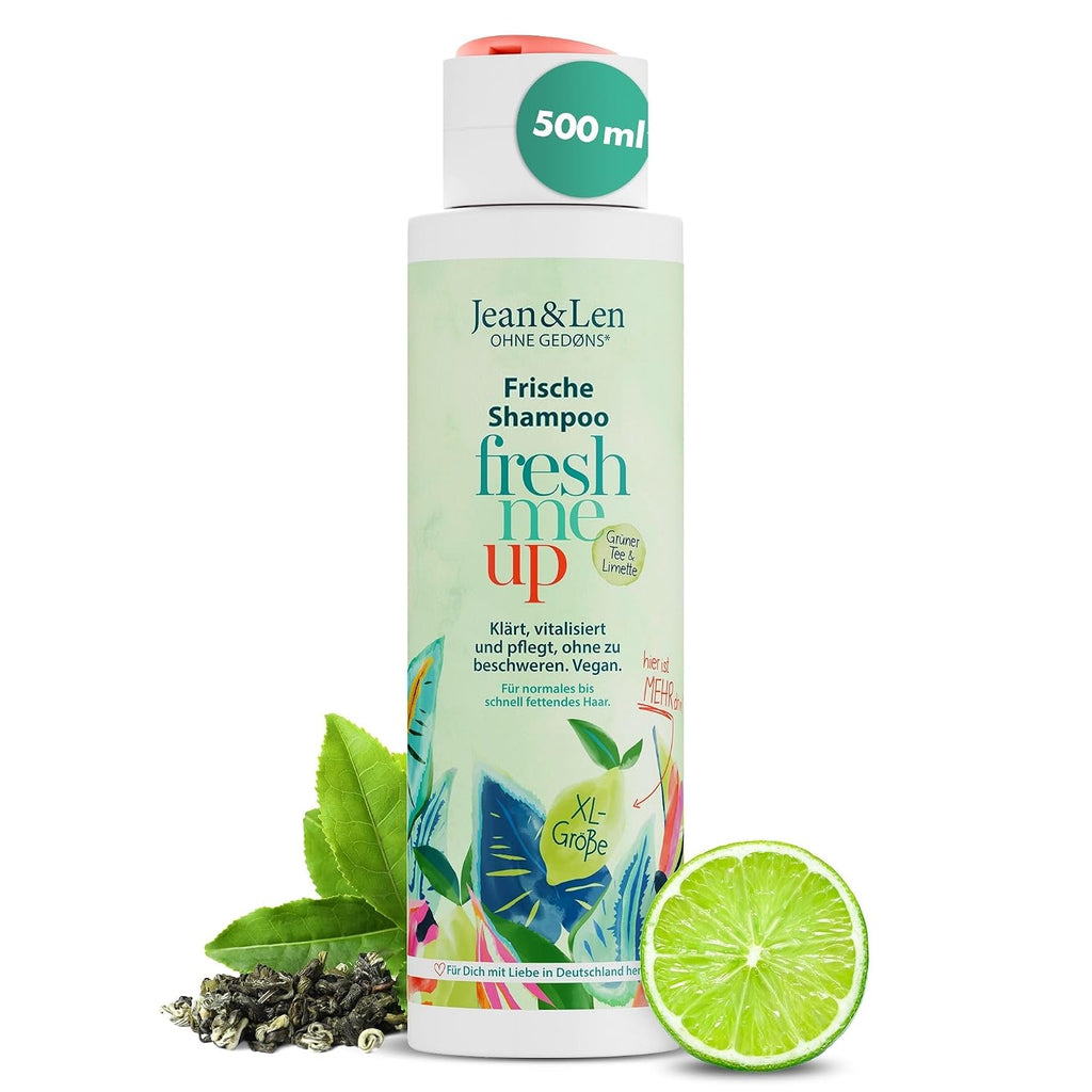 Jean & Len Shampoo Gruener Tee Limette vegan ohne Silikone