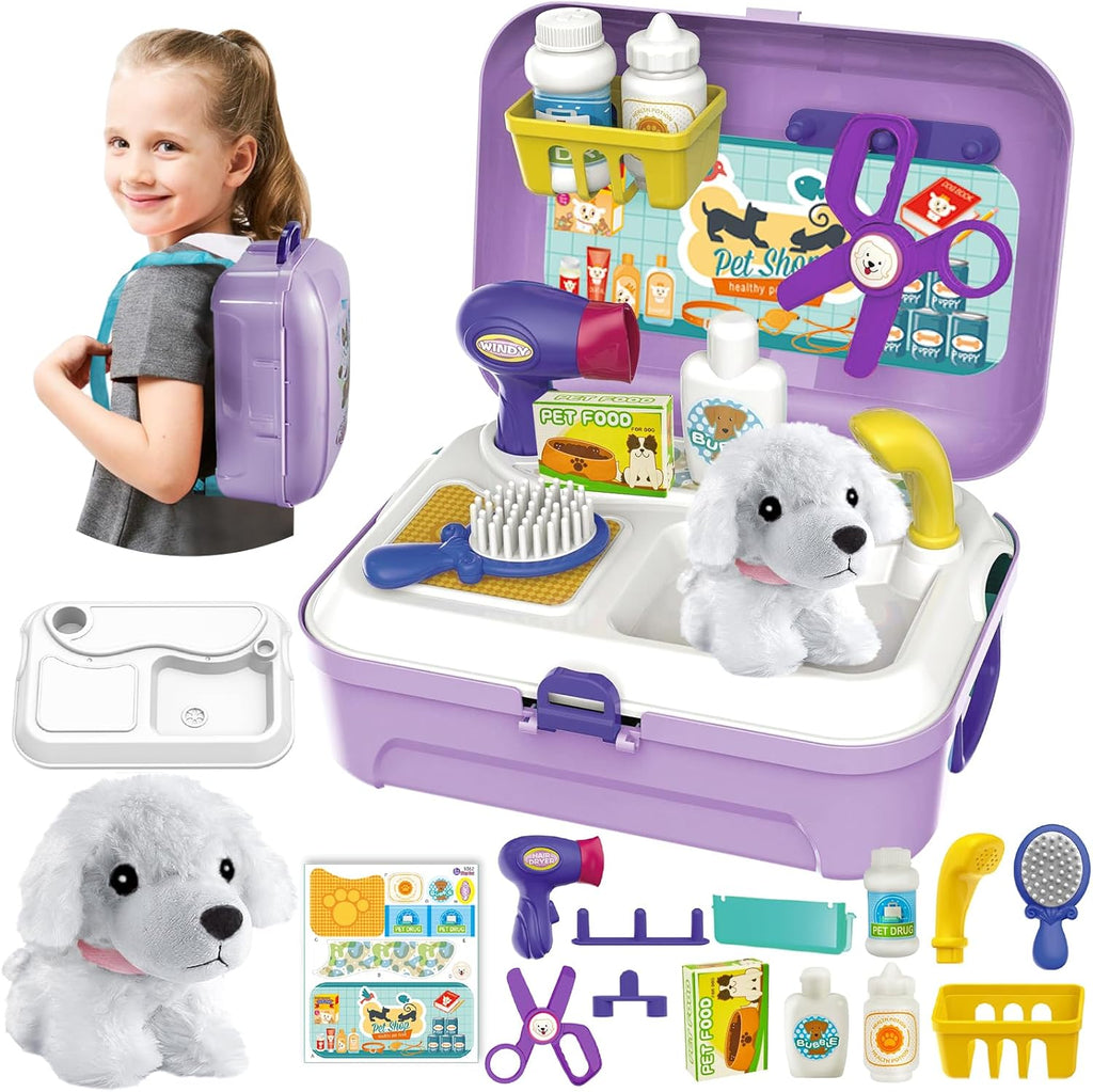 Tierarztkoffer Kinder Tierarzt Spielset verschiedene Farben Rollenspiel Geschenk