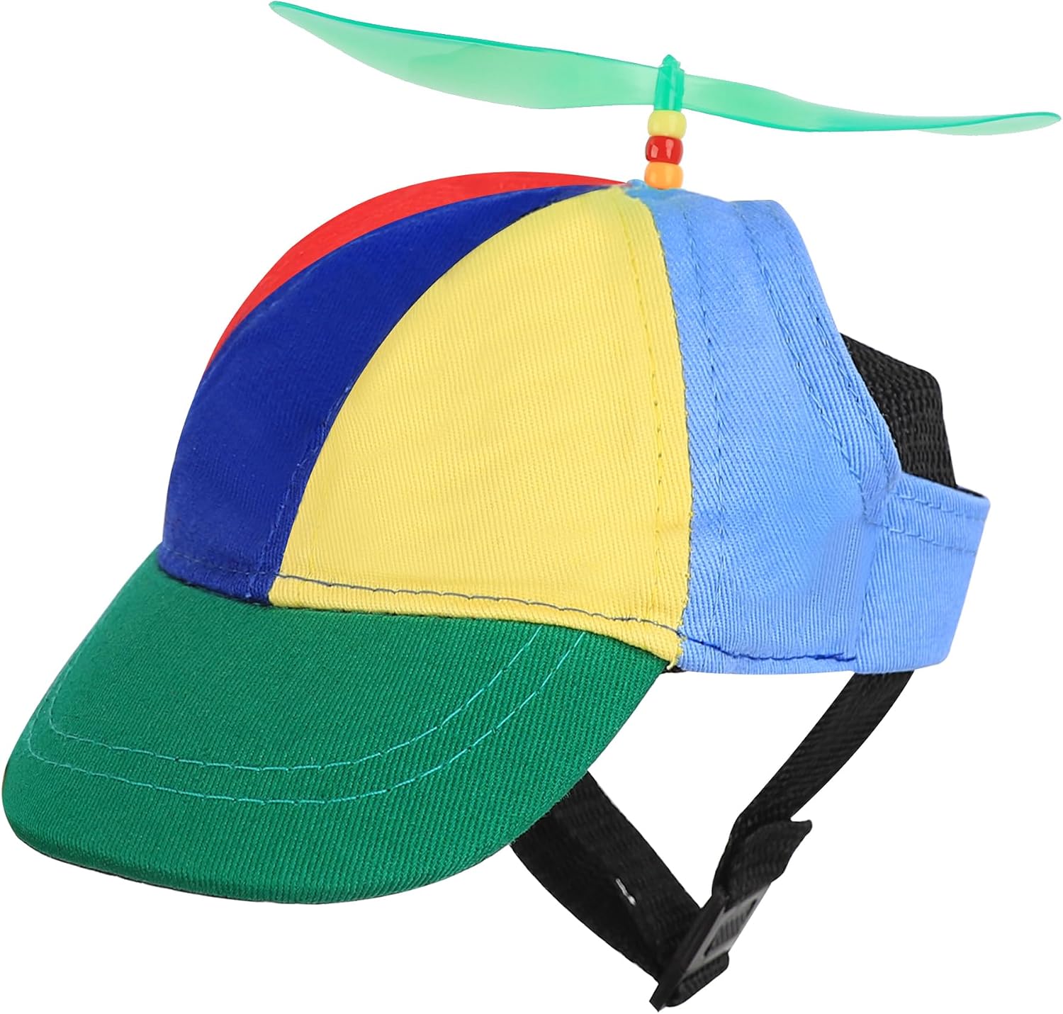 Propeller Muetze Hund Katze verstellbar S-L Baumwolle Sonnenhut bunt