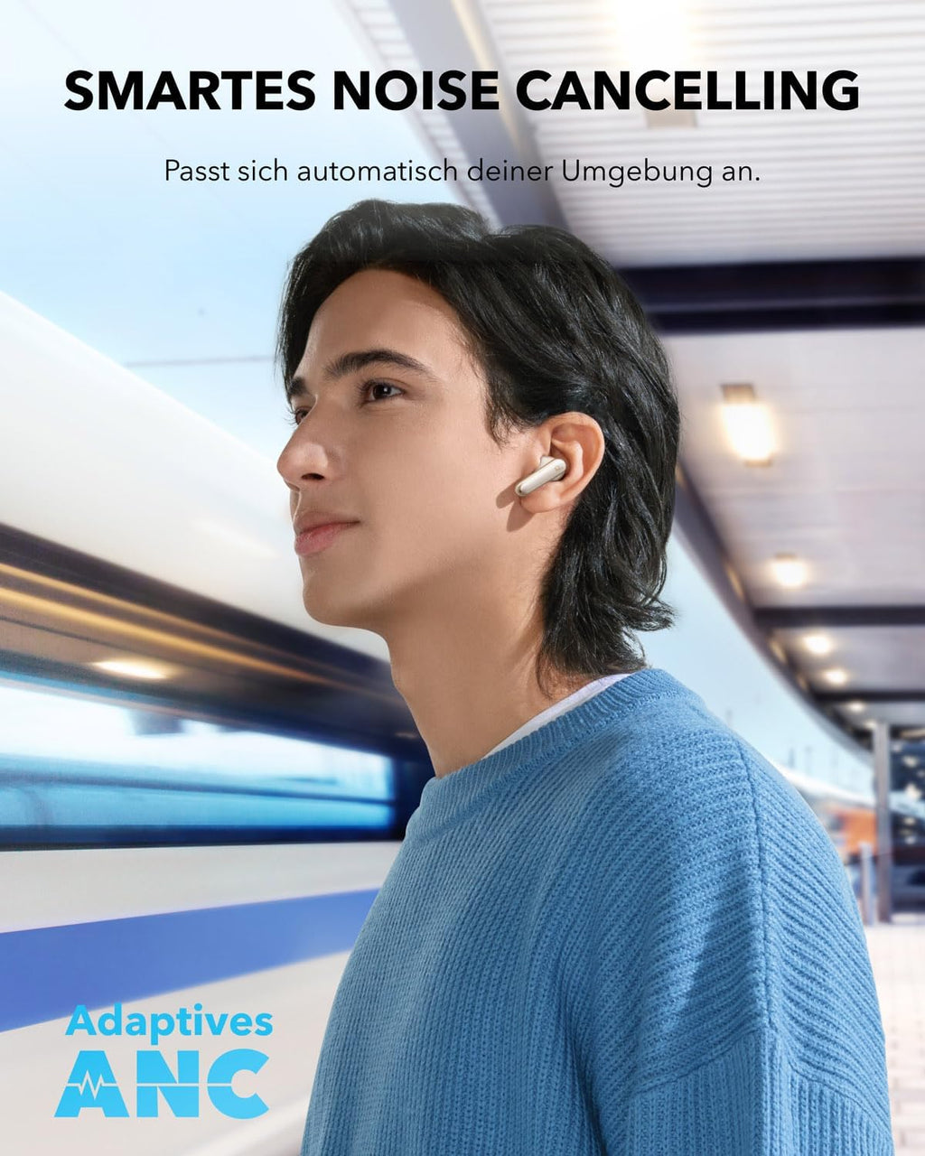 Anker Soundcore P40i In-Ear Bluetooth Kopfhoerer Noise Cancelling 60 h Akku