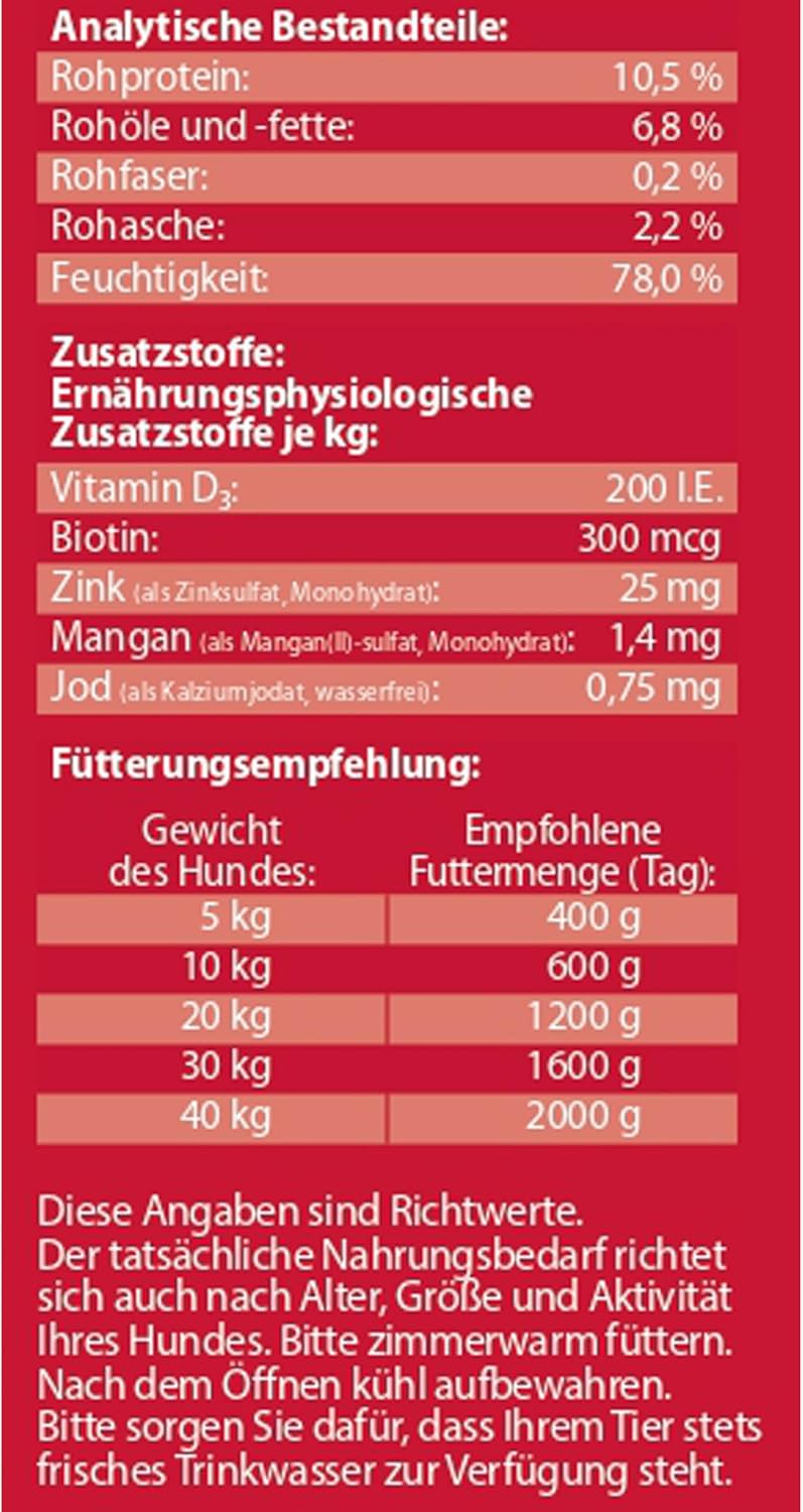 Dehner Wild Nature Hundefutter Ente getreidefrei zuckerfrei fuer Hunde