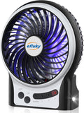 efluky faltbarer USB Handventilator wiederaufladbar tragbar Mini Ventilator