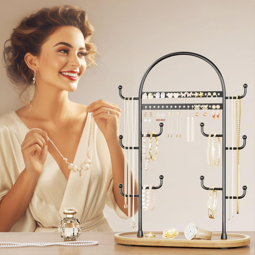 Niffgaff Schmuckstaender Organizer Schmuckaufbewahrung Jewelry Organizer