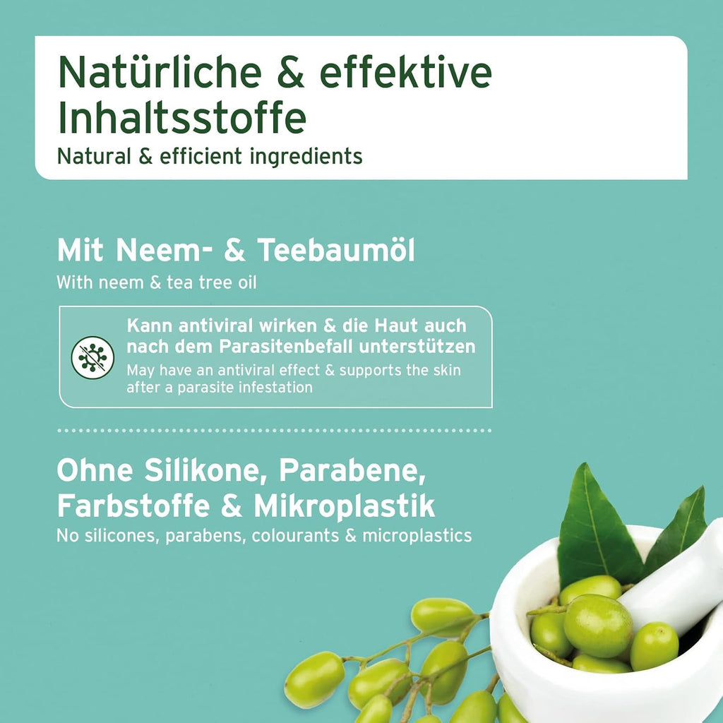 AniForte Neemoel Hundeshampoo 500 ml gegen Juckreiz Floehe Zecken pflegend