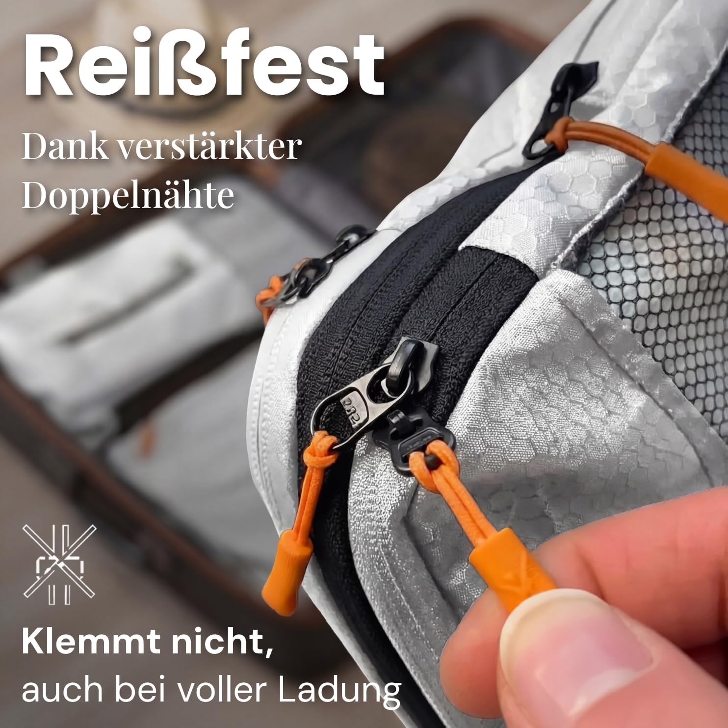 Packing Cubes Kompressions Reise Koffer Organizer Set - Gepaeck Ordnung