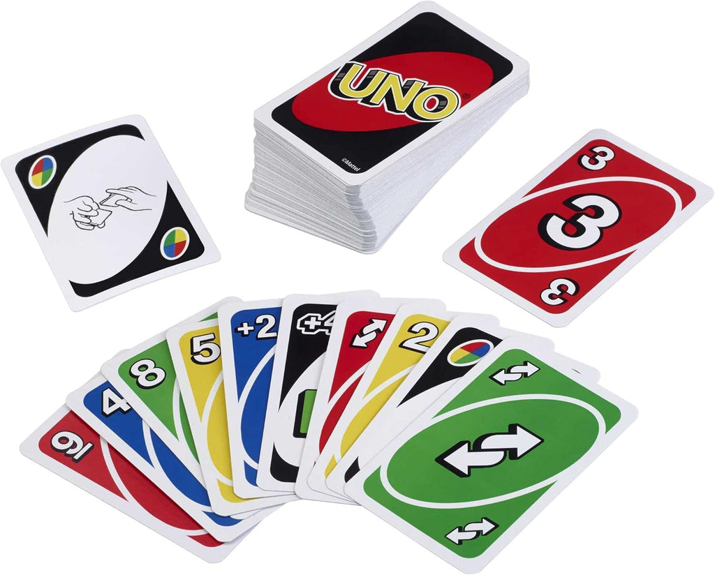 Mattel UNO Kartenspiel Reise Ausgabe 2-10 Spieler ab 7 Jahren
