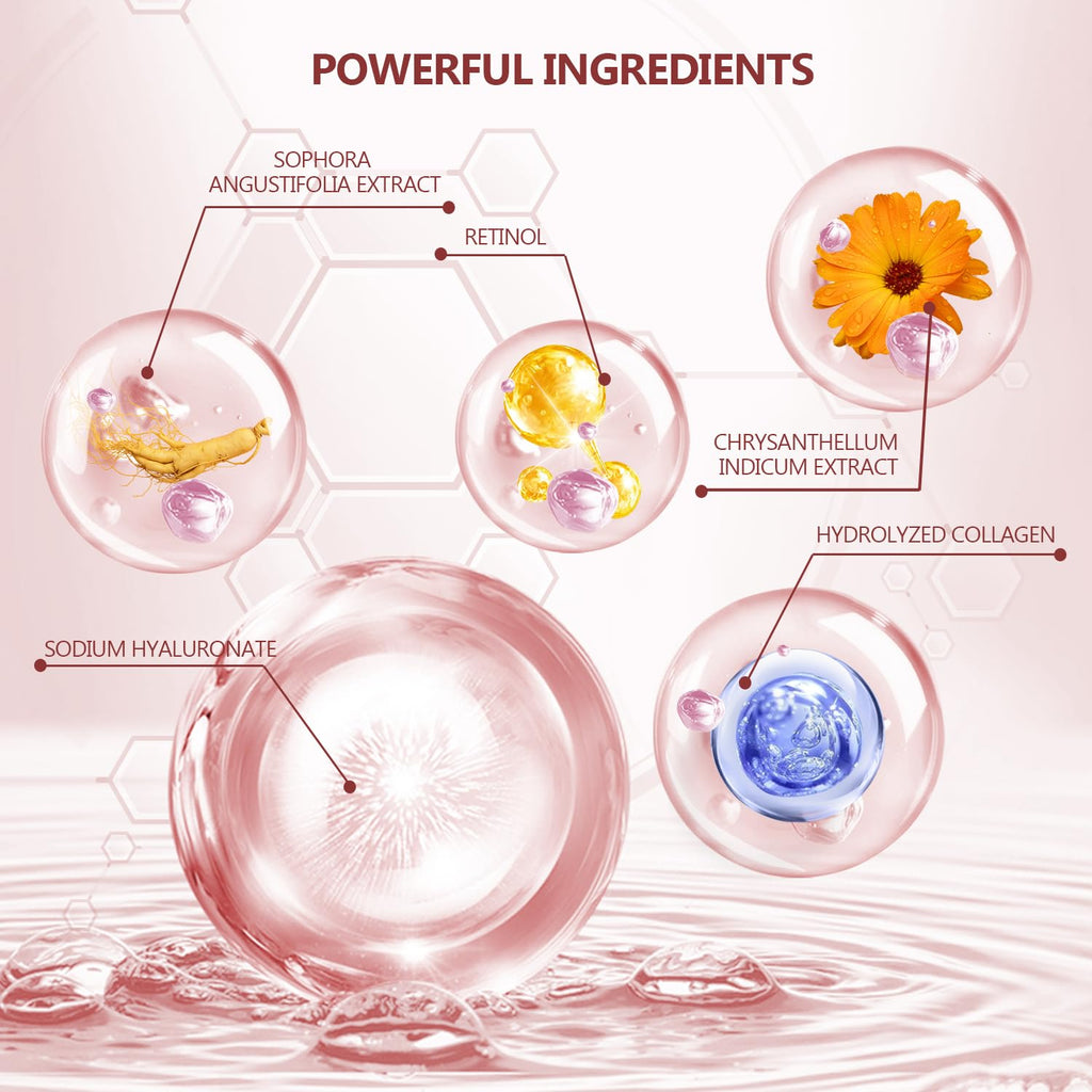Kollagen Augenpads 60 Stueck Pink mit Hyaluron Feuchtigkeit Anti-Aging