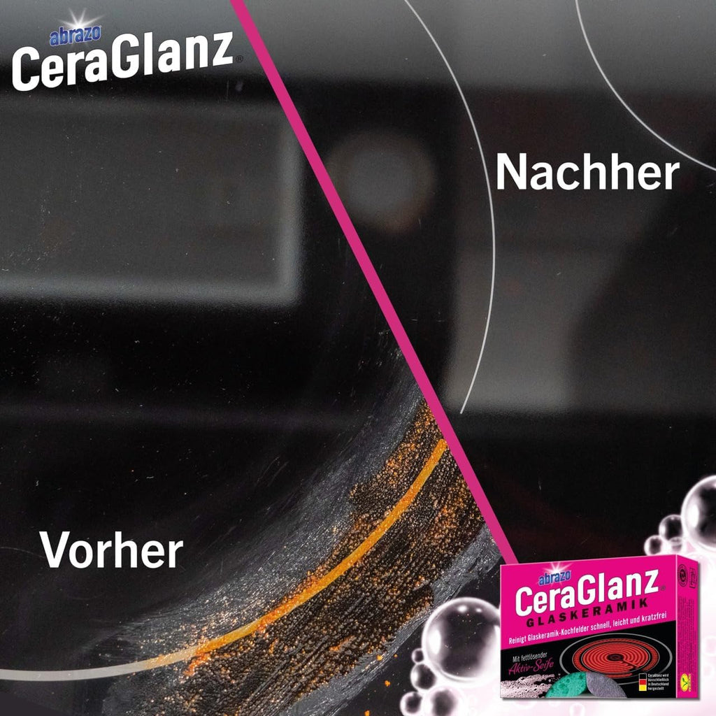 Abrazo Ceraglanz Glaskeramik Herdreiniger Schwamm 2 Stueck