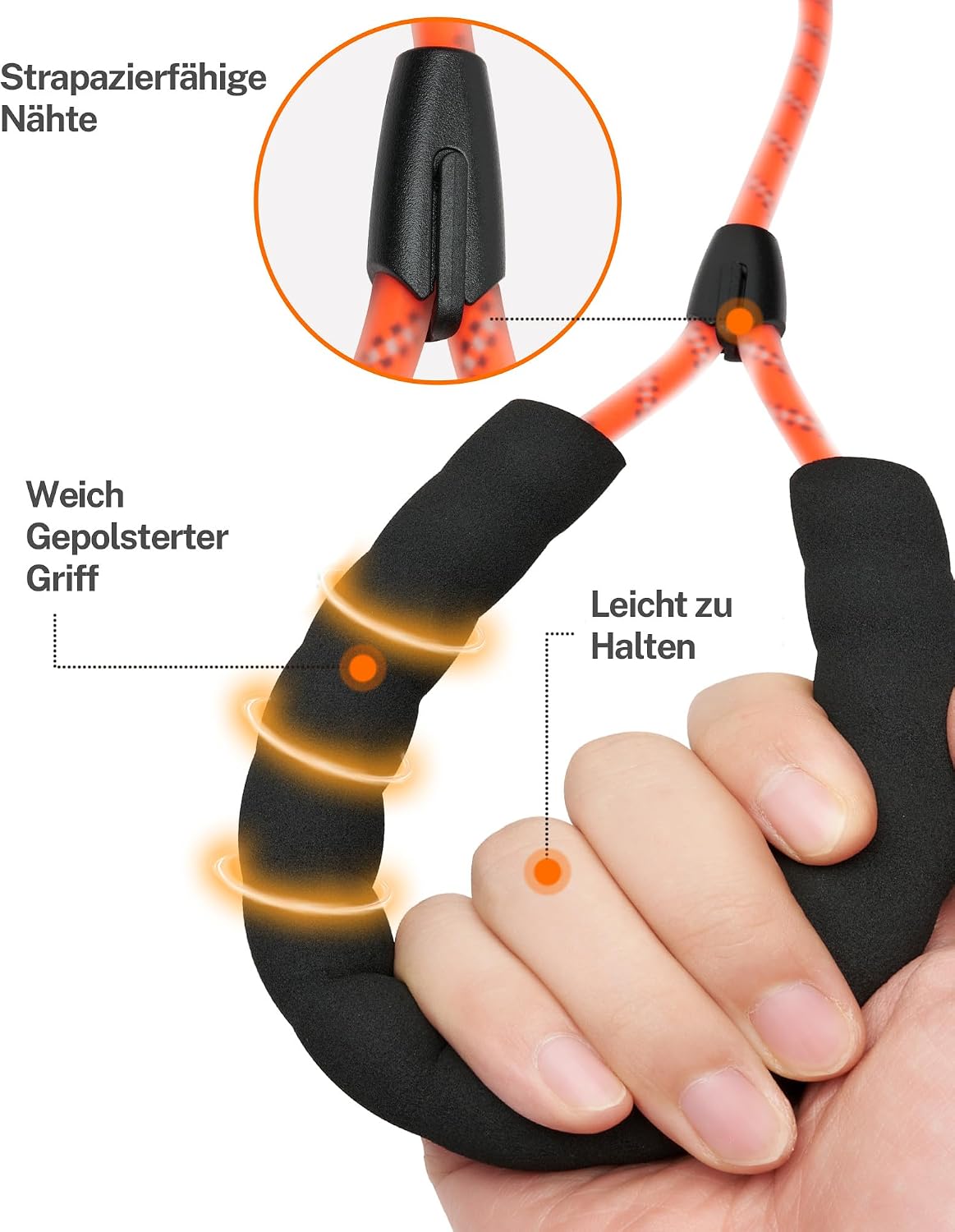 Toozey Schleppleine Hund 5m-20m wasserdicht reflektierend Trainingsleine