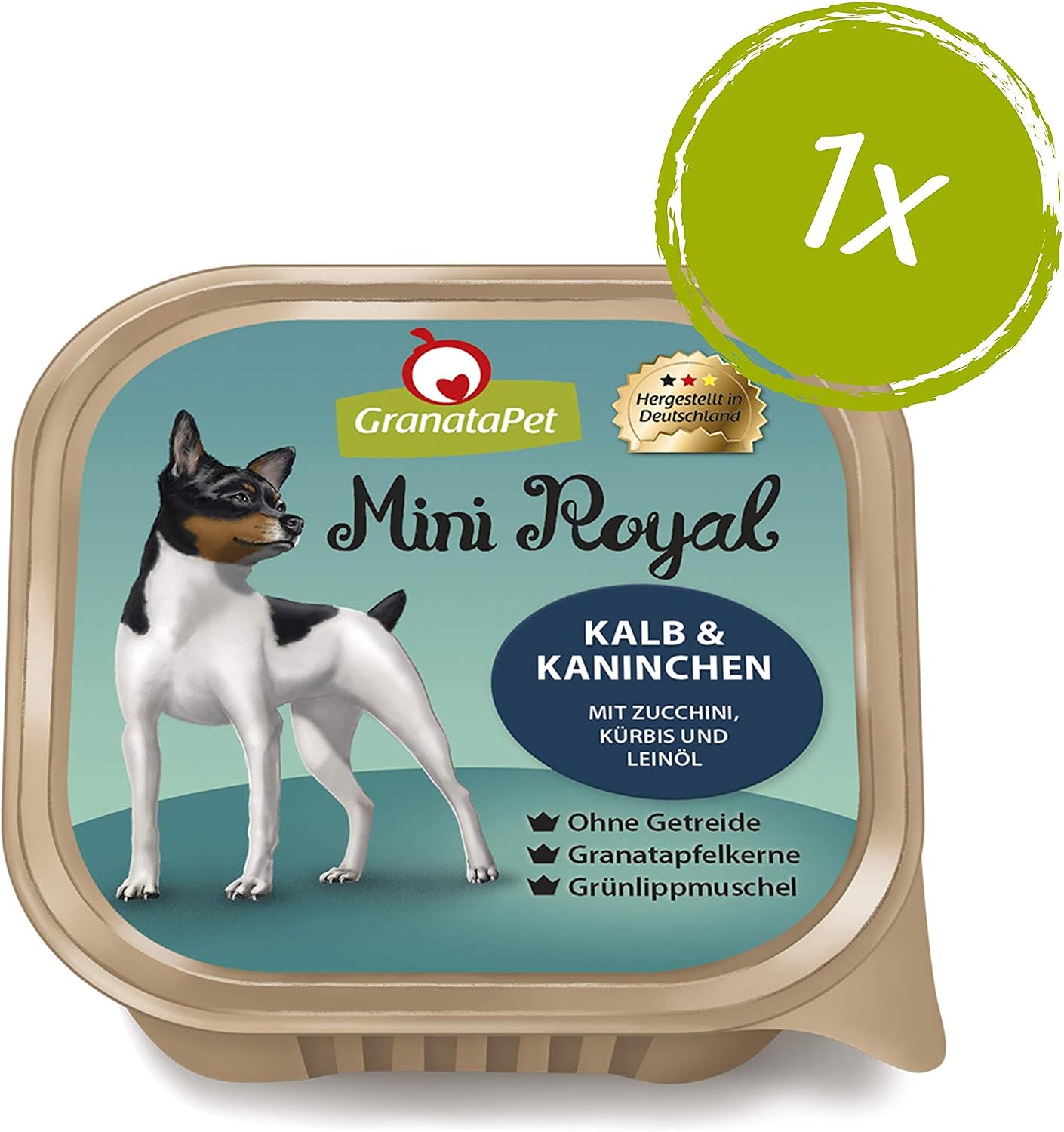 GranataPet Mini Royal Nassfutter Hund Multipack 6x150 g ohne Getreide -1,65k