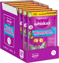 Whiskas Katzensnack Lachs Knuspertaschen, 6 Stück