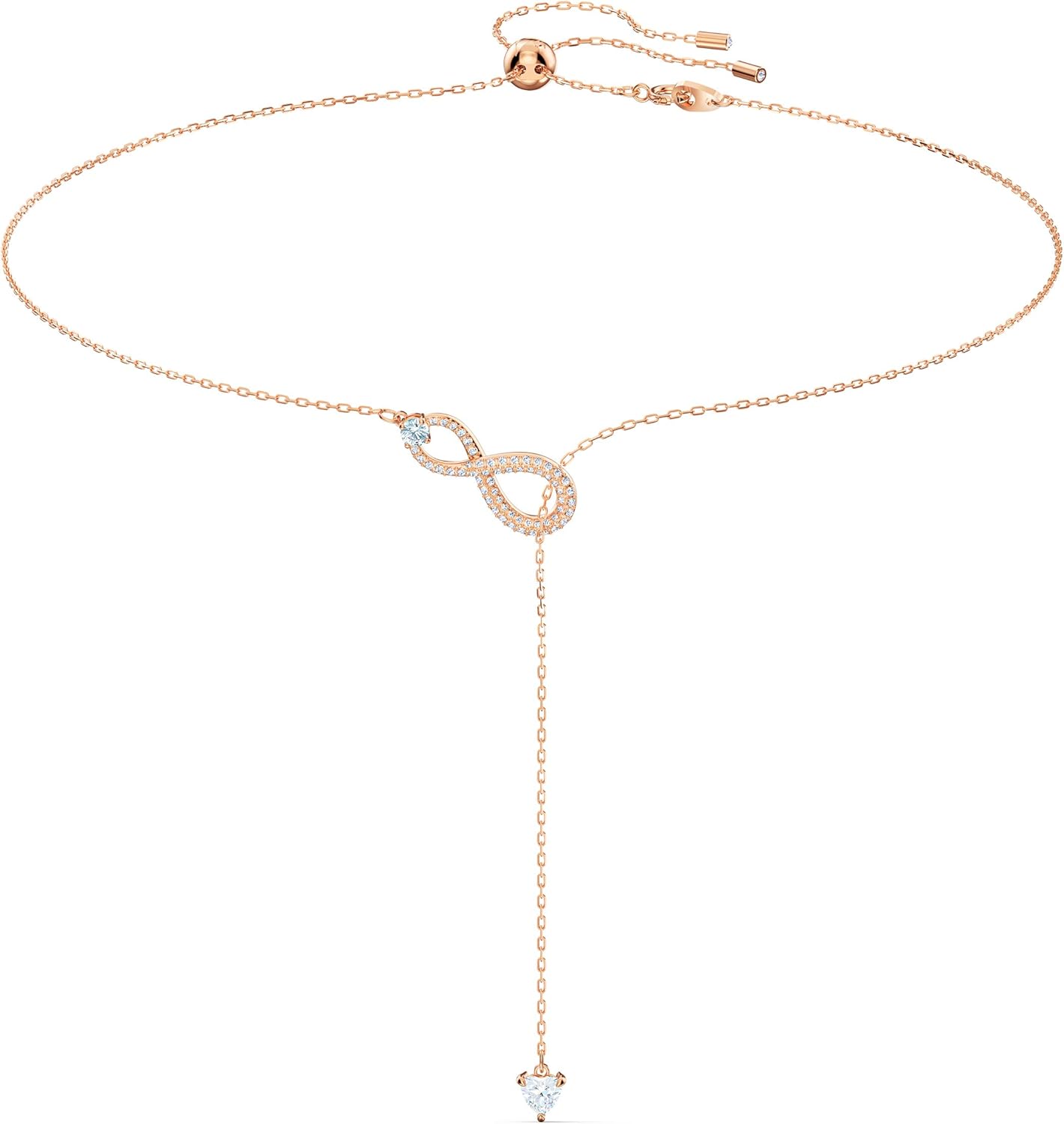 Swarovski Hyperbola Halskette Damen Schmuck Kristall Anhaenger Silber