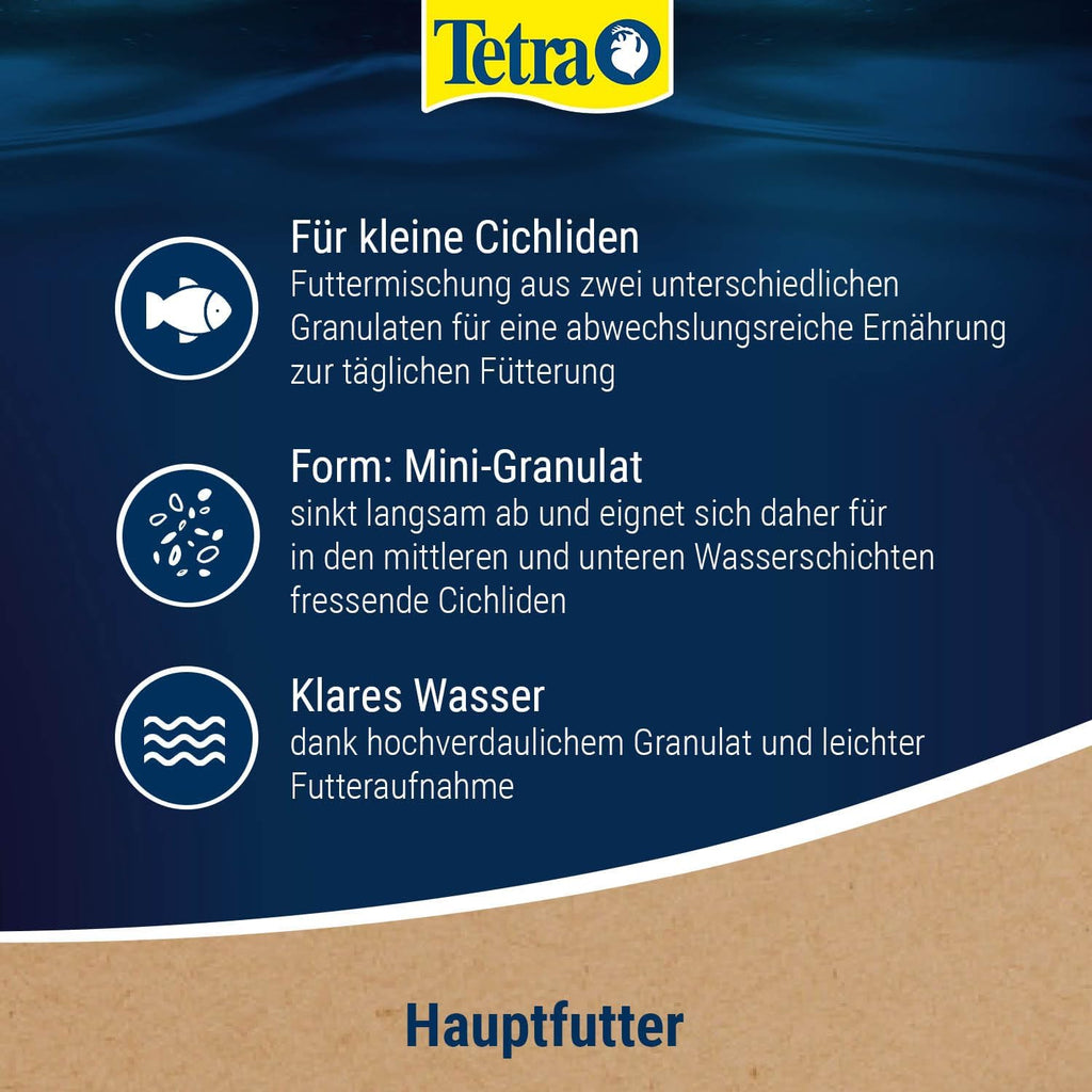 Tetra Cichlid Granules Fischfutter fuer mittelgrosse Cichliden
