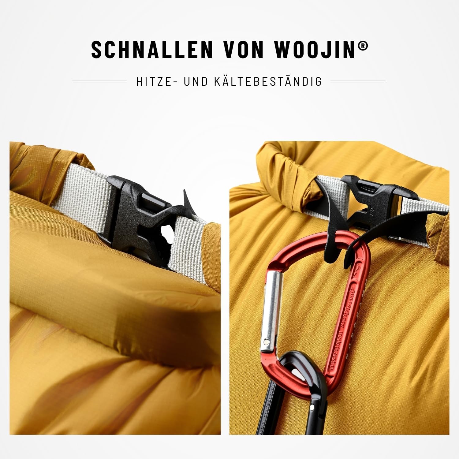 NORDKAMM Dry Bag // wasserdichter Packsack ROBIC® Nylon 10000 mm
