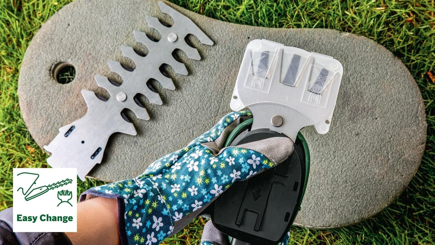 Bosch EasyShear Akku-Gartenschere 3,6V, 40 Min Laufzeit, 12 cm Strauch