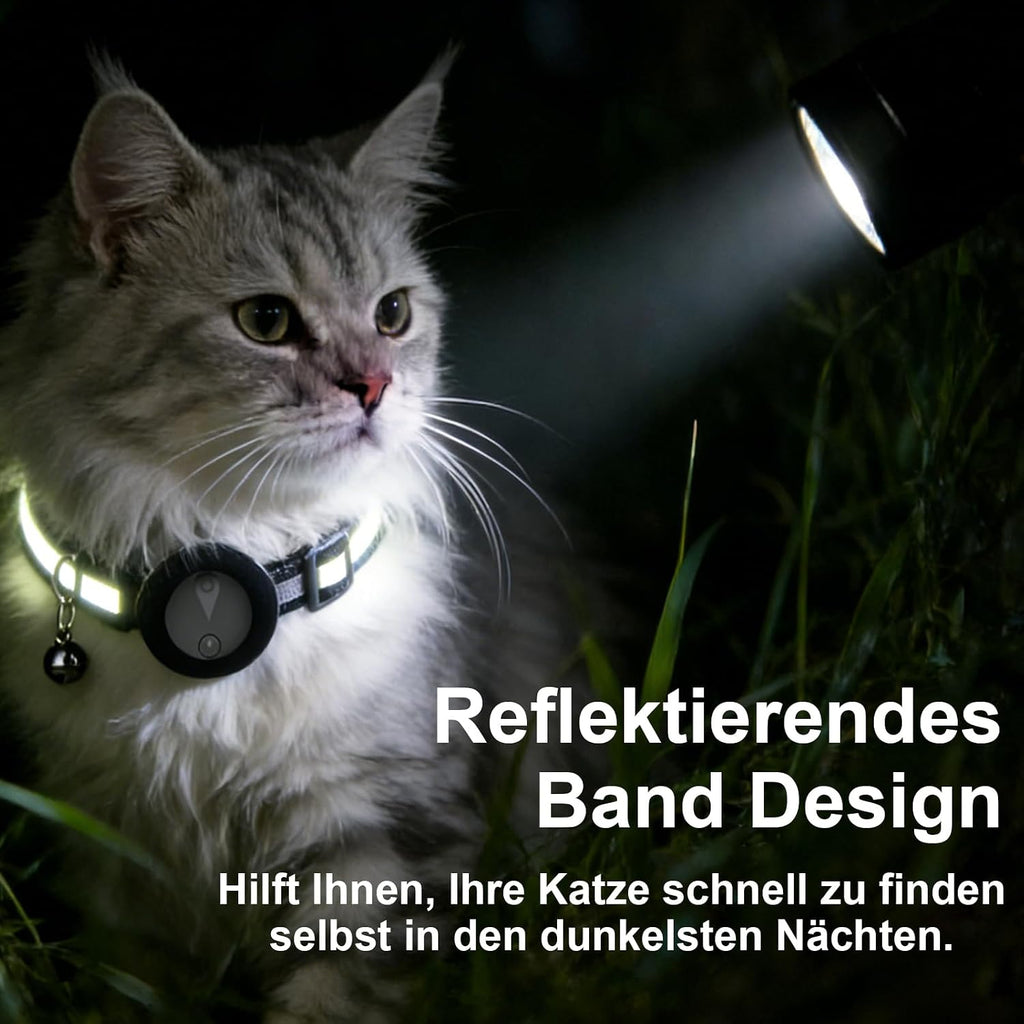 GPS Tracker fuer Katzen ohne Abo mit Echtzeitortung und Aktivitaetsverlauf