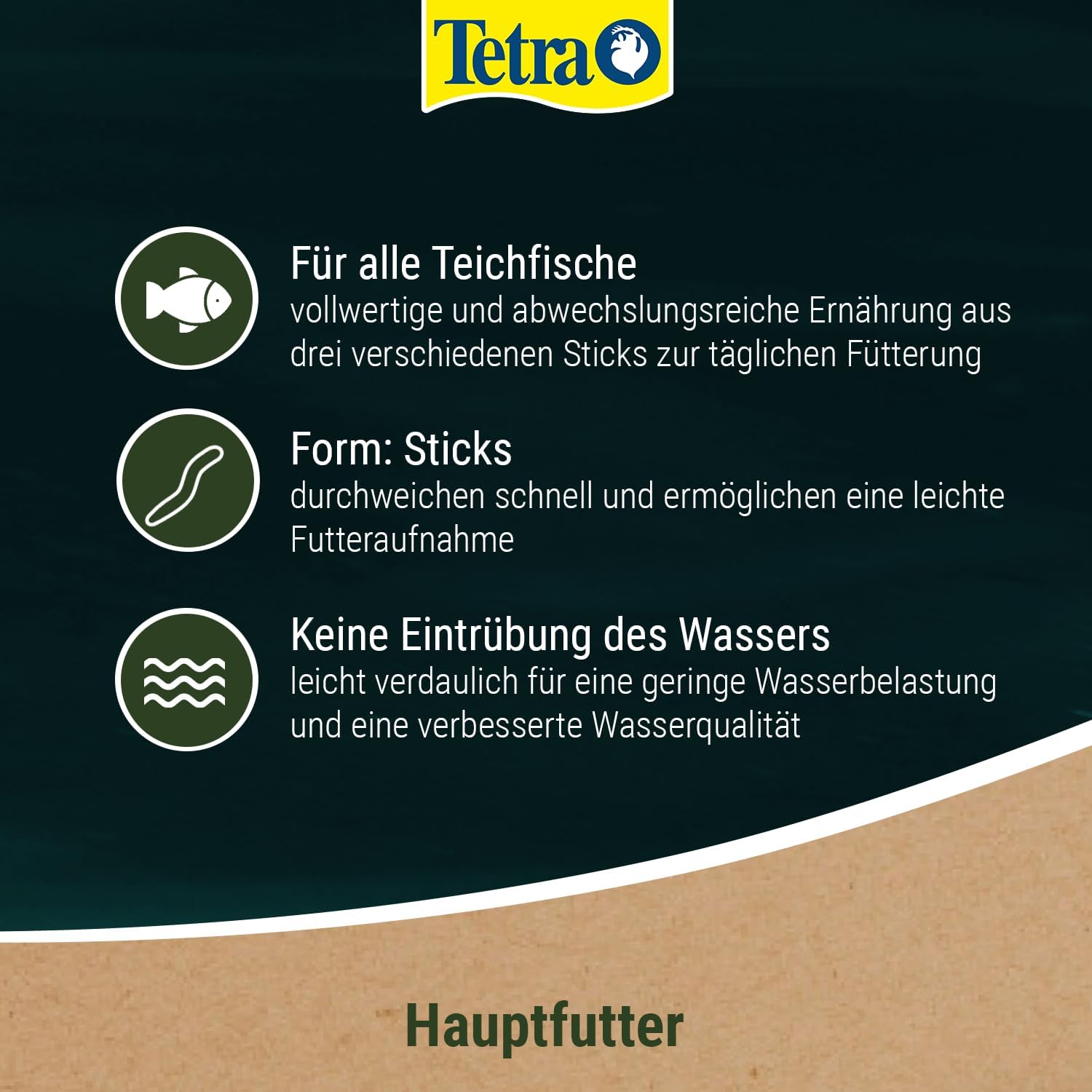 Tetra Pond Variety Sticks Teichfutter Beutel - | Mix aus drei Sticks