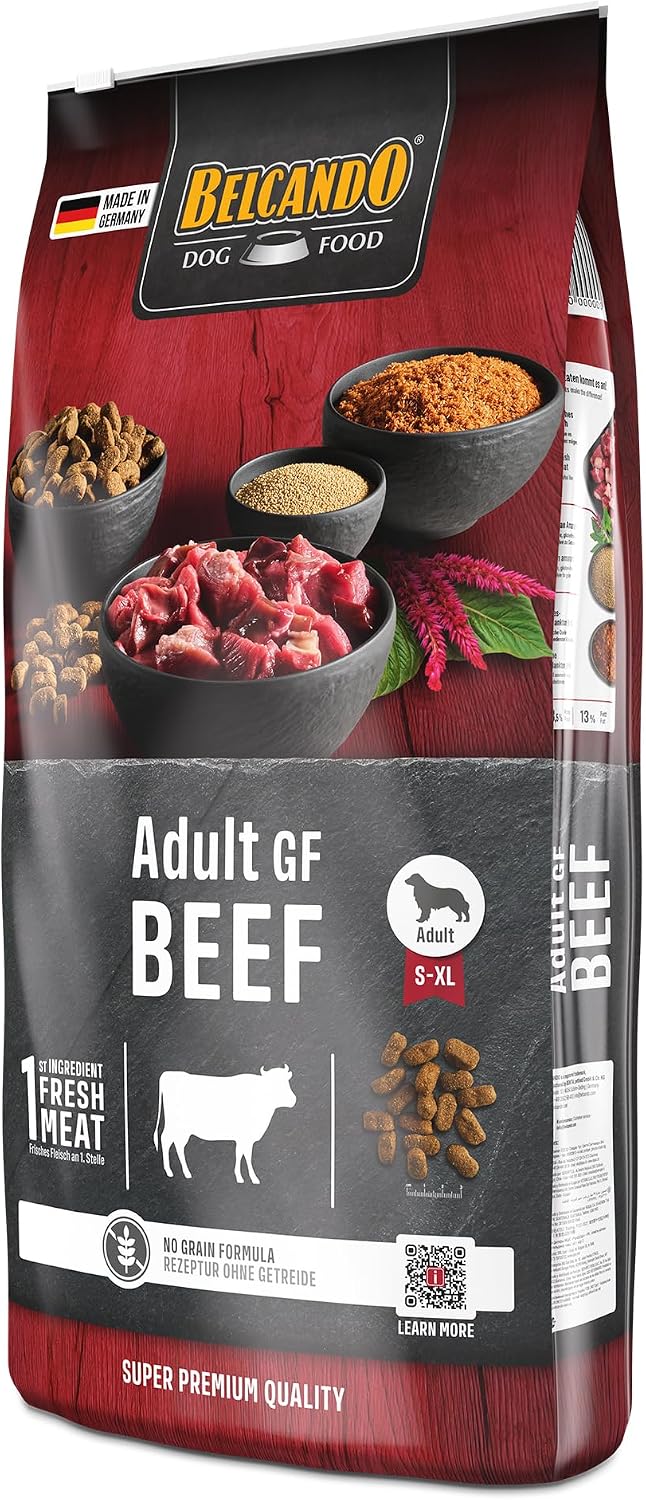 Trockenfutter getreidefrei Rind 1- BELCANDO Adult GF verschiedene Sorten