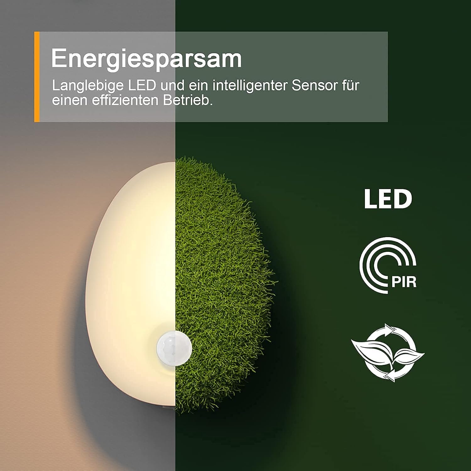 Lyridz Nachtlicht Steckdose mit Bewegungsmelder dimmbar warmweiss 2 Stueck