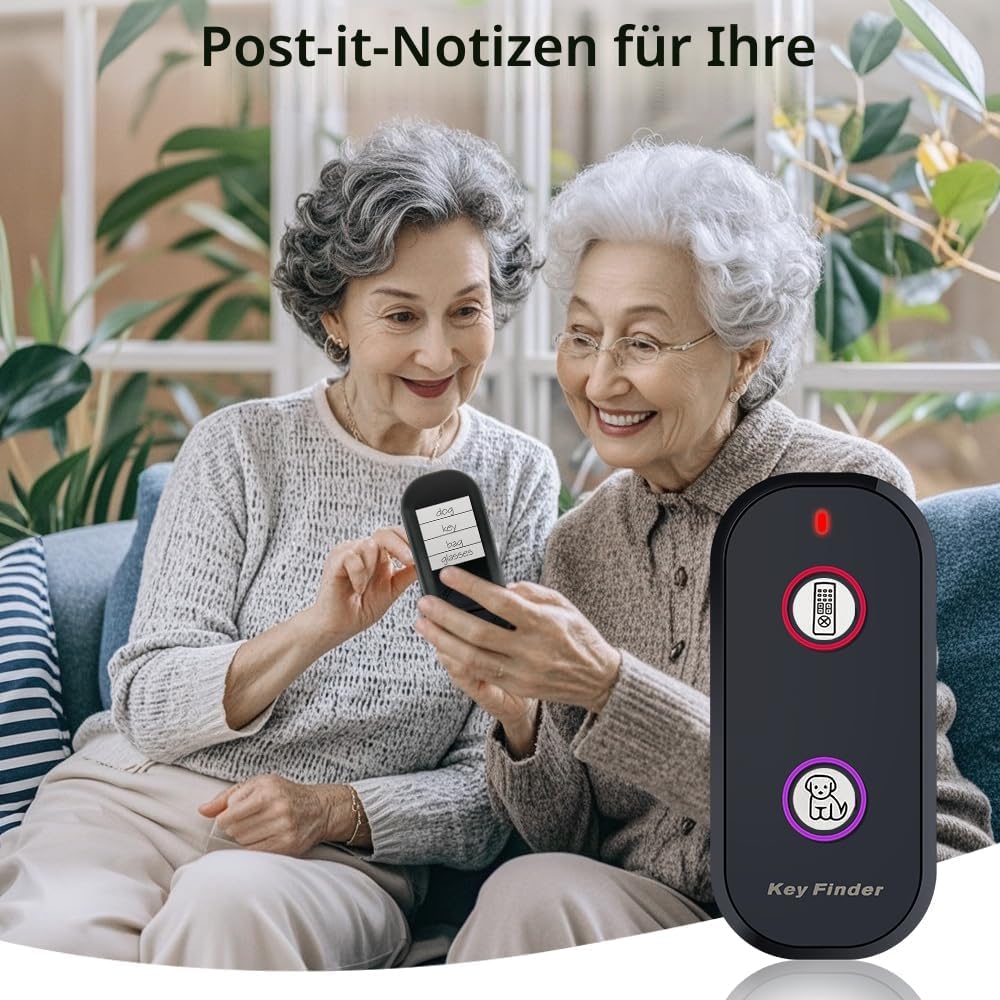 Schluesselfinder Bluetooth mit Alarm und Ton fuer Schluessel Brieftasche