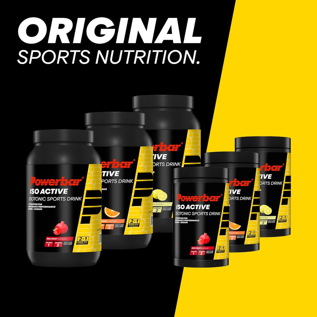 Isoactive Red Fruit Isotonisches Sportgetraenk mit 5 Elektrolyten verschie