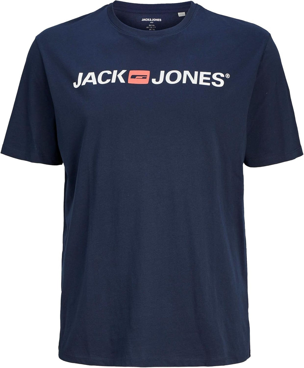 Jack & Jones Herren T-Shirt Logo Regular Fit grosse Groessen