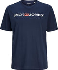 Jack & Jones Herren T-Shirt Logo Regular Fit grosse Groessen