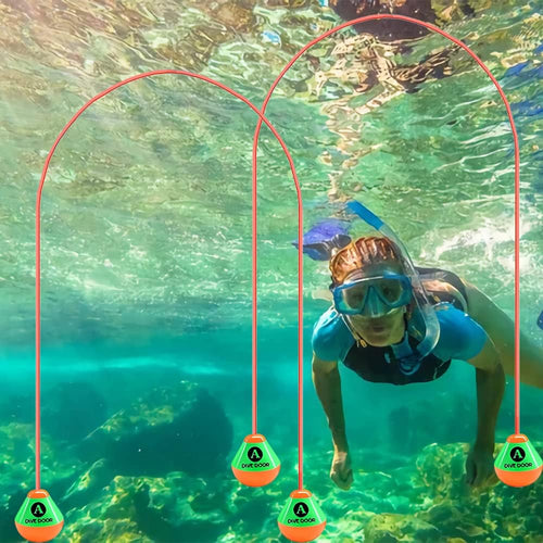 2x Tauchringe Kinder 2,5m Pool Spielzeug Tauchspiel Wasserspielzeug ab 5 Jahren