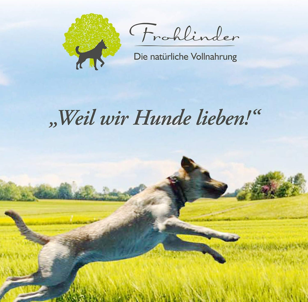 Frohlinder Hundewurst Klassik Vollnahrung fuer Hunde Welpen