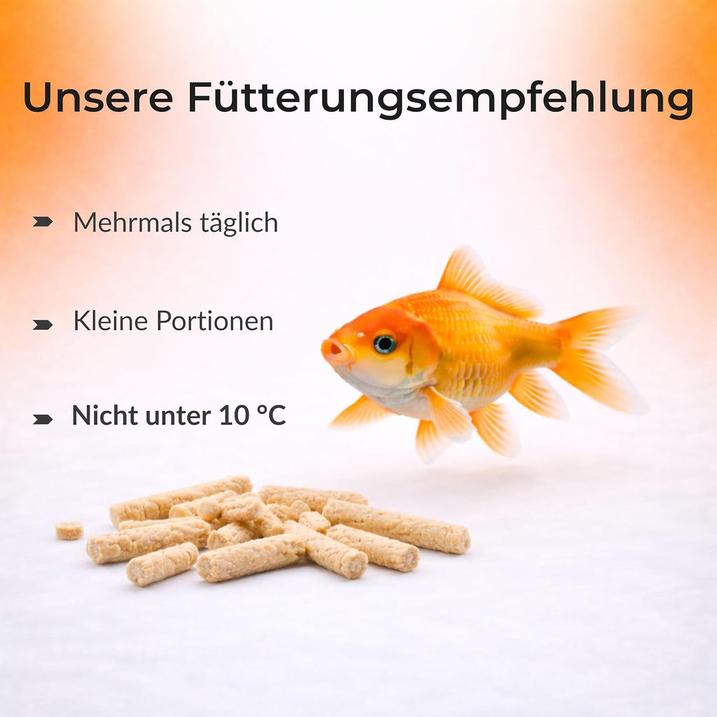 Blumixx Teichsticks schwimmendes Alleinfutter fuer Koi Goldfische