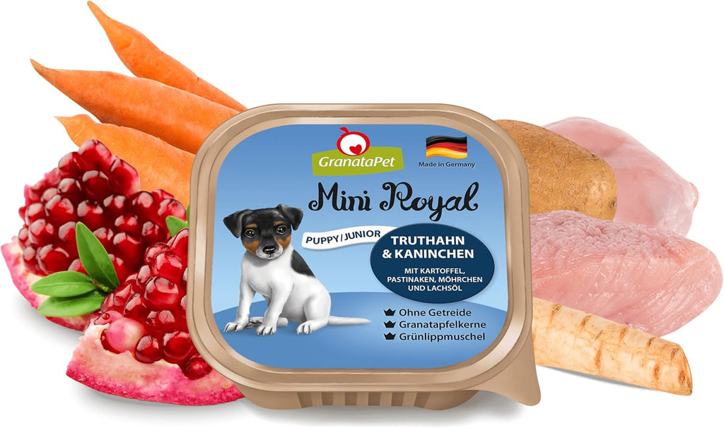 GranataPet Mini Royal Nassfutter Hund Multipack 6x150 g ohne Getreide -1,65k