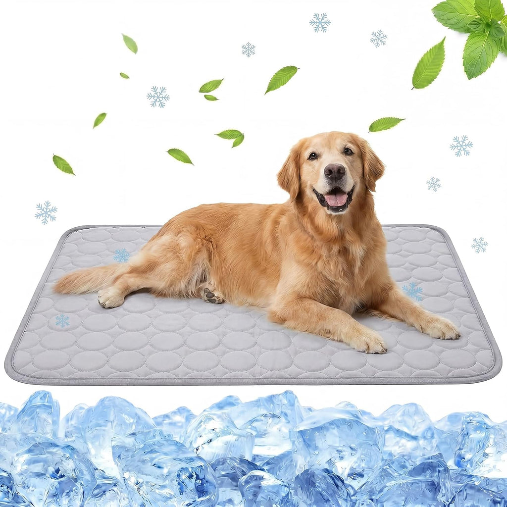 CNMTCCO Kühlmatte 70x55 cm selbstkühlend Hund Katze für drinnen draußen