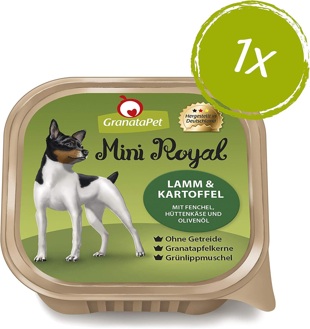 GranataPet Mini Royal Nassfutter Hund Multipack 6x150 g ohne Getreide -1,65k