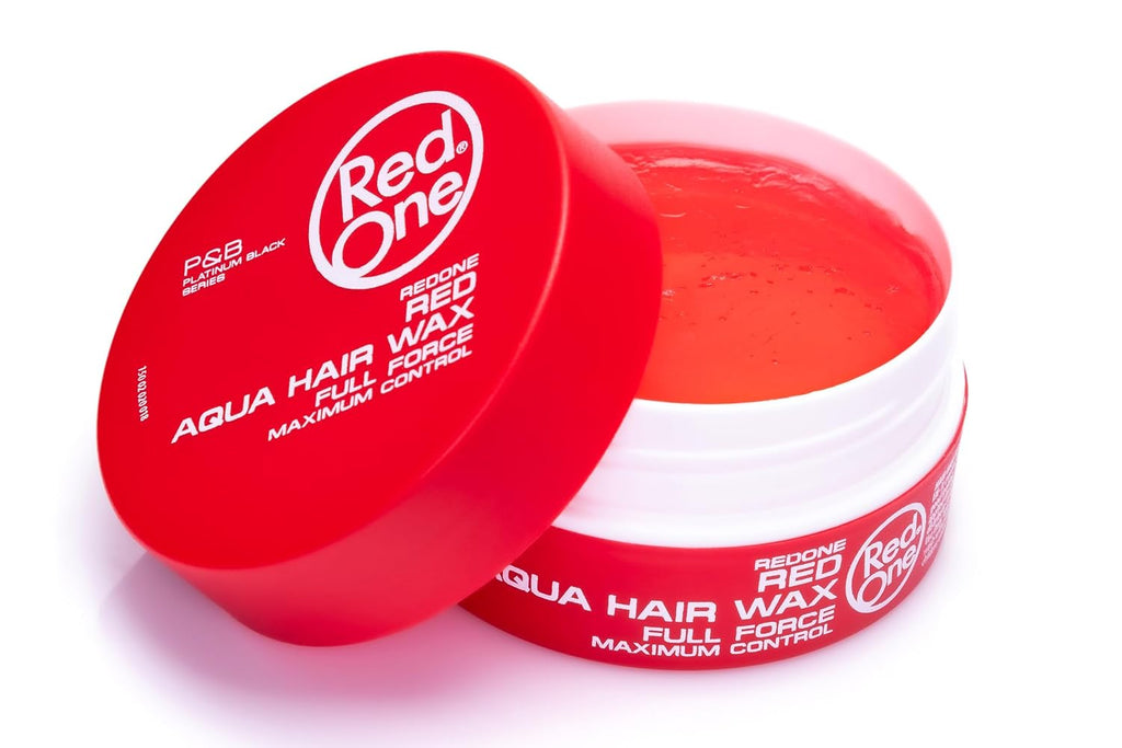 Aquatisches Haarwachs 150 ml Rot Ultra Halt Kantenkontrolle Erdbeerduft