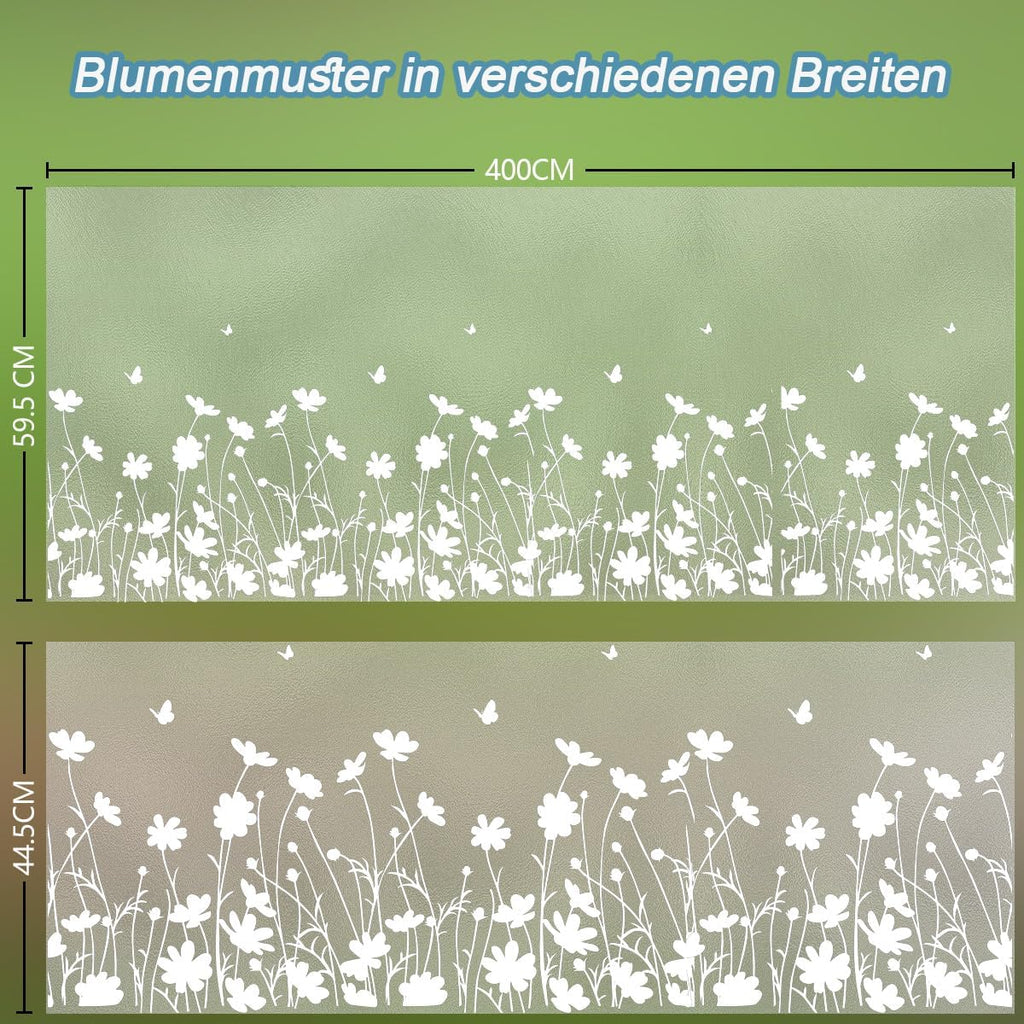 Spiegelfolie Sichtschutz Fensterfolie 44,5x200cm selbsthaftend UV- und Hitzeschu