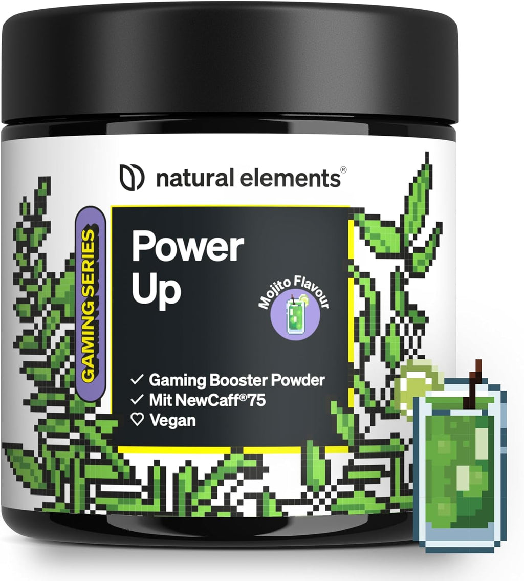 Elements Power Up Mojito Gaming Booster Pulver 40 Drinks mit Koffein verschieden