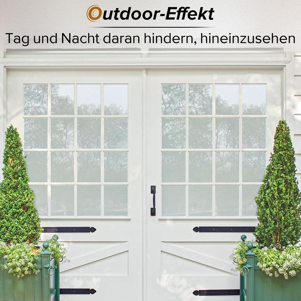 rabbitgoo Sonnenschutzfolie Silber 90x200 cm Fensterfolie Hitzeschutz 120cm-1000